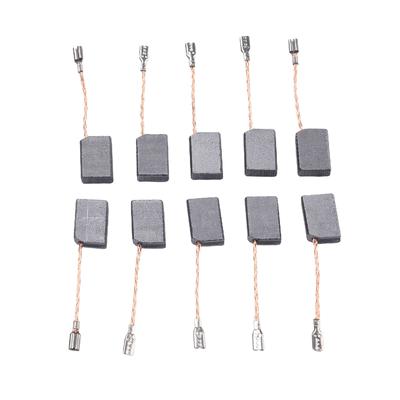 10pcs Carbon Brushes For WU900 WU829 WU816 WU771 Angle Grinder 6×11×15mm High-quality Materials Workshop Equipment Power Tools