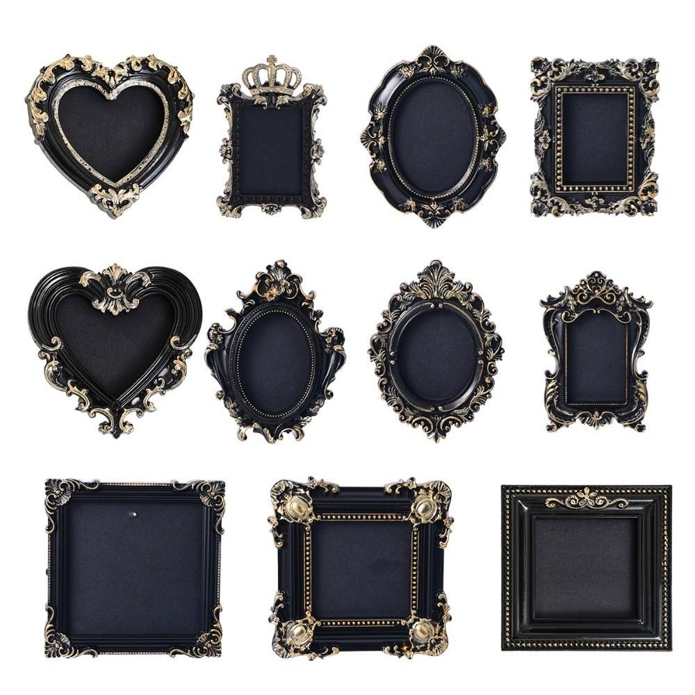 Resin Vintage Picture Frame Photographic Props Wedding Photo Display Frames  Gifts