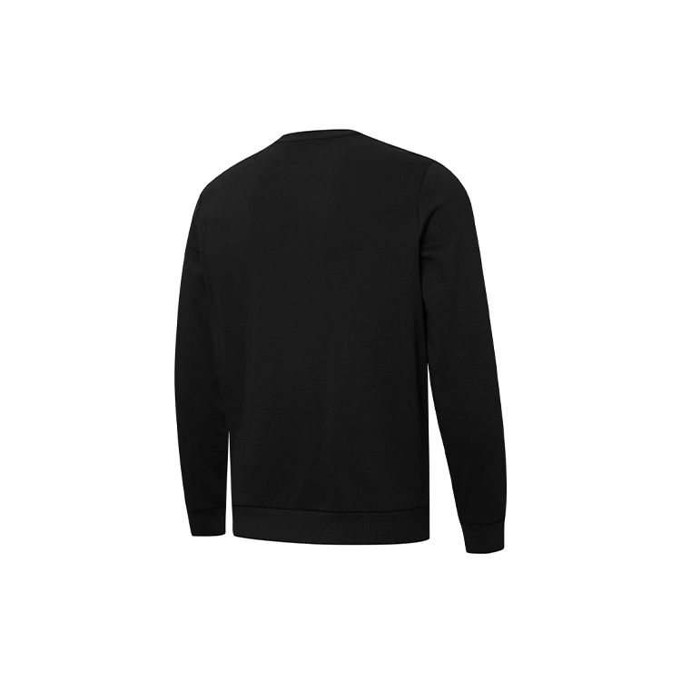 Puma Ess Logo Printed Crew Neck Sweatshirt Men Tops Black 848731-01