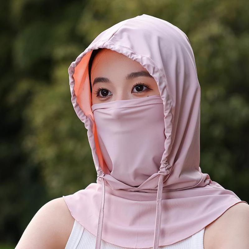 

1/3pcs Balaclava Hat Breathable Sunscreen Quick Dry Cycling Full Head Mask Anti-UV Unisex Motorcycle Fishing Face Mask Hood Hat рожевий