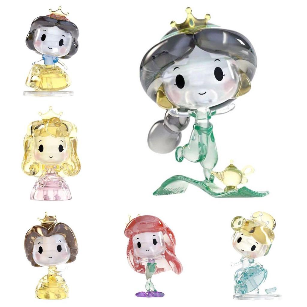 Disney Princess Crystal Building Blocks Set Diamond-like Diy Table Ornaments For Kids Toys