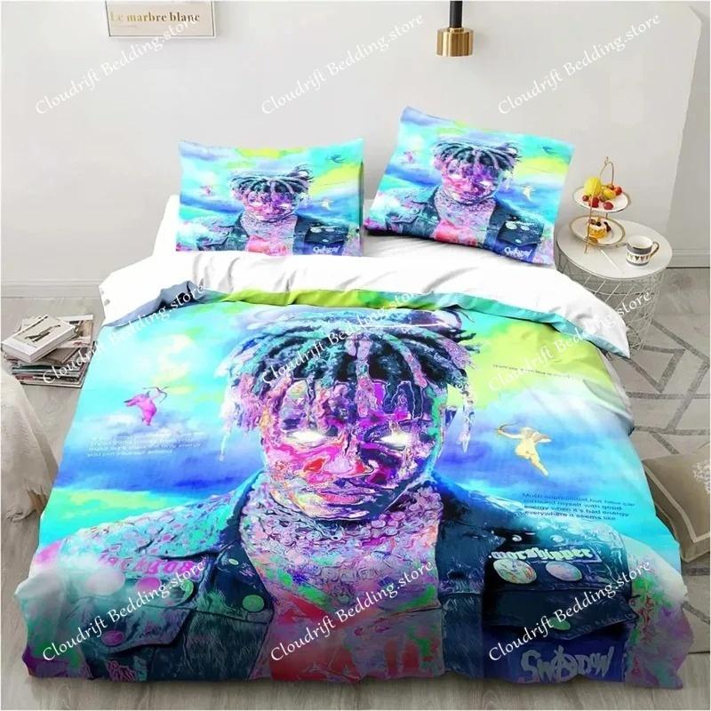 Rap Singer J-Juice W-Wrld 3D Print Bedding Set Single Twin Full Queen King Size Bed Set Adult Kid Bedroom Bedding Gift