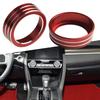 Colorful Aluminum AC Knob Control Knob Ring Cover for Honda Civic 10th Gen