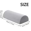 Half Cylinder Half Moon Bolster Pillow Ergonomic Semi-Roll Knee Pillow Leg Massage Pad  Home Use