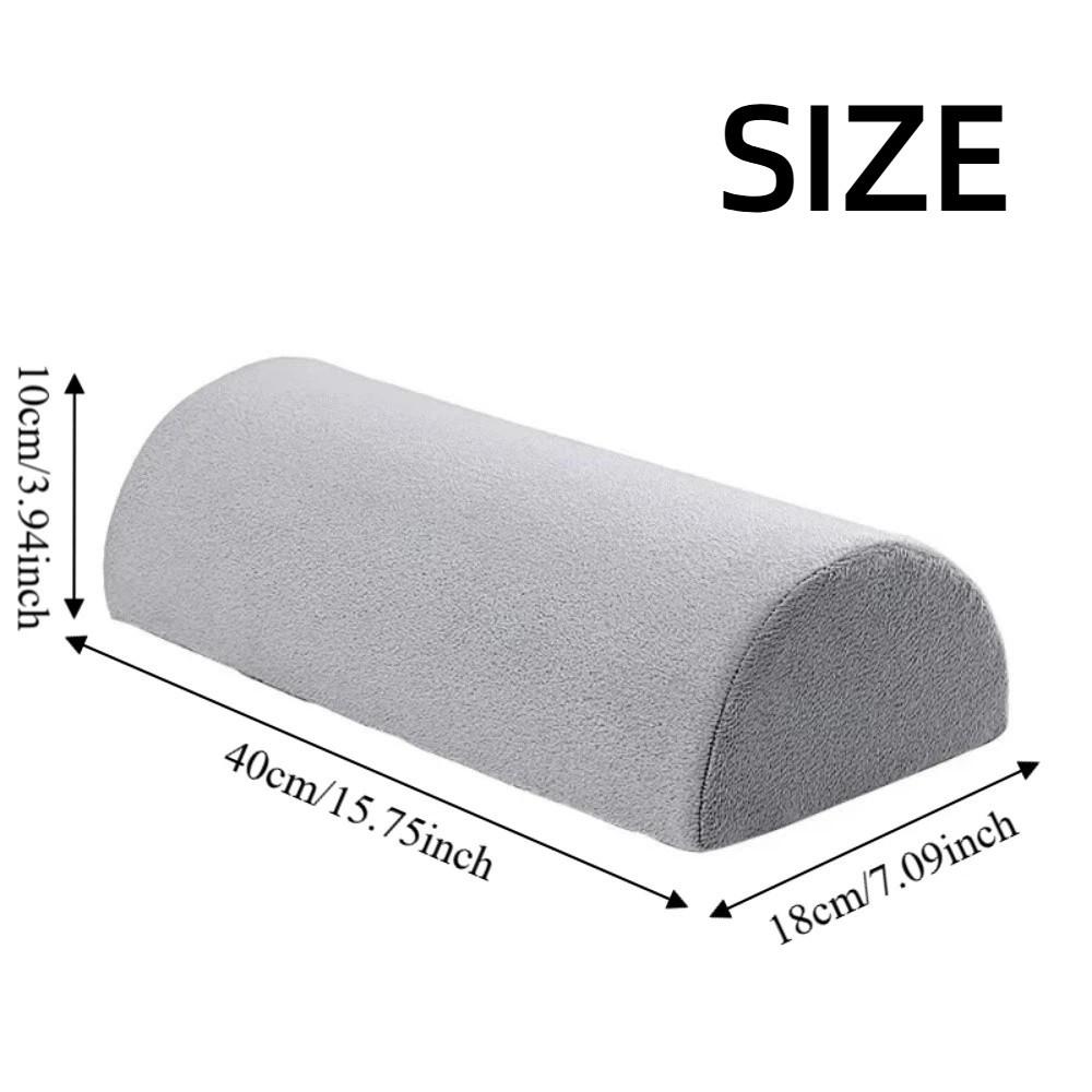 Half Cylinder Half Moon Bolster Pillow Ergonomic Semi-Roll Knee Pillow Leg Massage Pad  Home Use