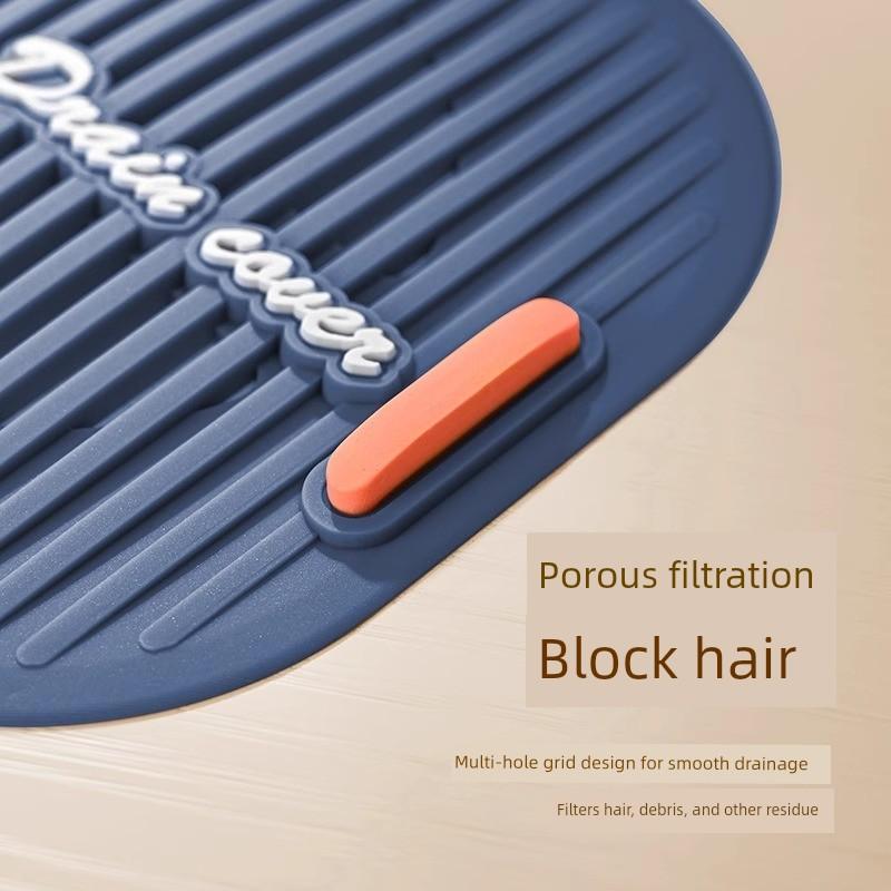 German Anti-Hair Clogging Drain Cover Bathroom Sewer Sink Filter Net Anti-Odor Silicone Mat for Home Toilet