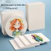 20/40/50/60/100 sheets Square/Round Watercolor Paper Professional Water Color Paper Postcard For Painting School Supplies