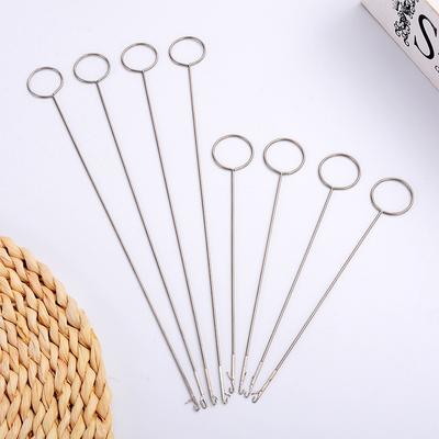 Stainless Steel Sewing Loop Turner Hook Turning Fabric Tubes Strap Belt Strips Handmade DIY Quitling Tool Accessories 2 Size