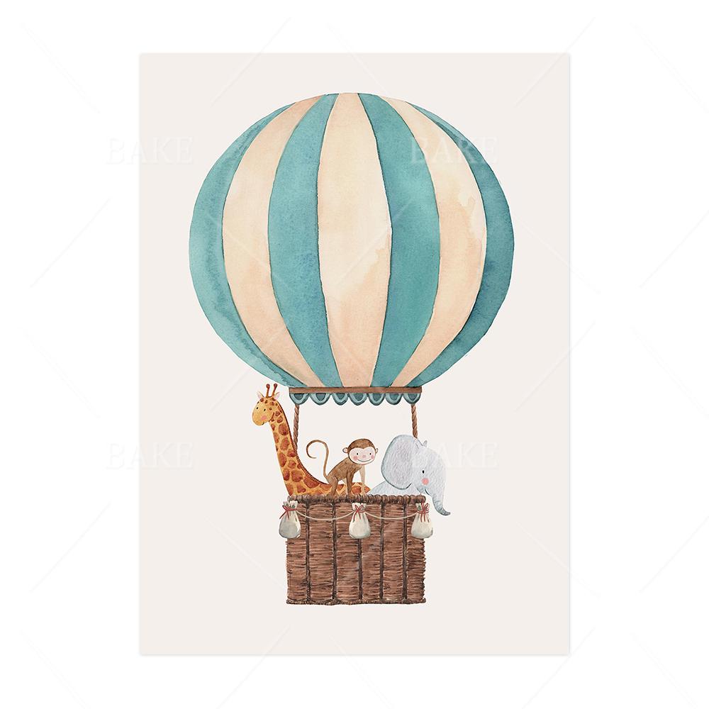 

Жираф, слон, обезьяна, животное, автомобиль, дорожный детский постер и принт, холст, картина, скандинавские настенные художественные фотографии, домашний декор для детской комнаты 30x40cm no frame красный