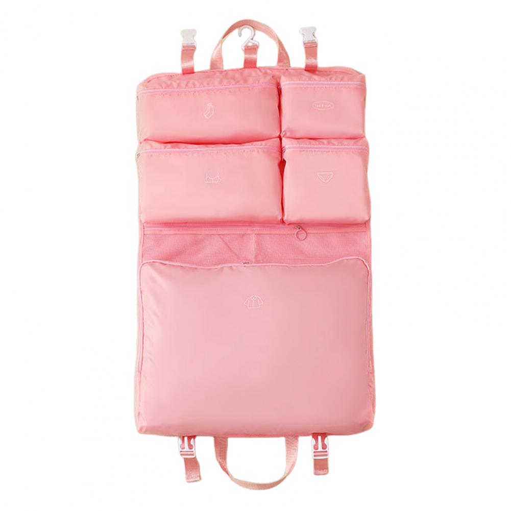 Storage Holder Capacity Clothes Storage Bag with Multiple Compartments Dustproof Hanging Organizer for Suitcase for Travel