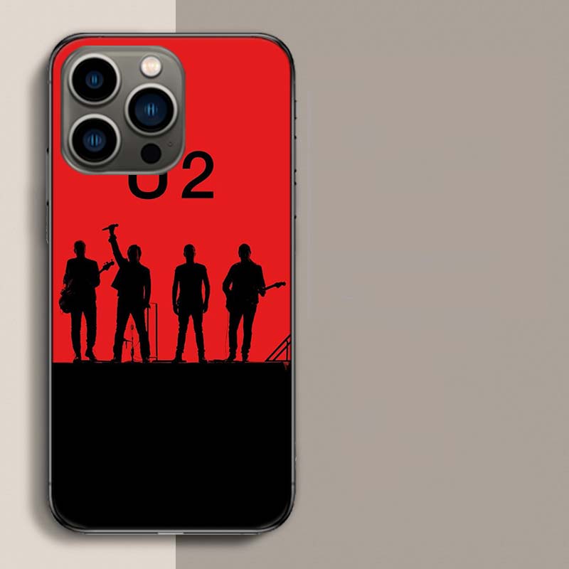 Band U2 Phone Case For Iphone 17 Air 15 Pro 14 Plus 16 Pro Max 12 13 Mini 11 16E X XS Cover Cute Fundas