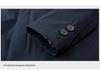 Men's Duck Down Lapel Jacket: Business Casual Warm Coat for Middle-Aged & Elderly
