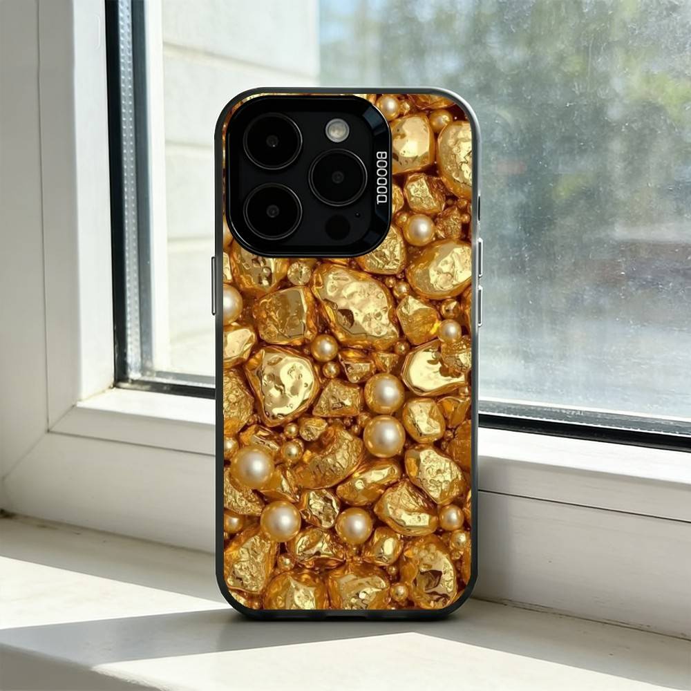 Money Gold A-Art Phone Case For iPhone 17,16,15,14,13,12,11 Plus,Pro Max,XS,Colorful Silver Phone Case Funda Cover