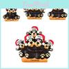 Festive Handcrafted Black Dog Resin Christmas Ornaments For Joyful Celebrations