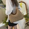 Fashion Beach Vacation Woven Women's Tote Bag New Exquisite Large-capacity Commuter Versatile Shoulder Handbag
