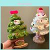 Hello Kitty Knitted Christmas Tree Artistic Ornament For Holiday Home Decor
