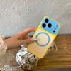 Dopamine leather pattern contrasting color is suitable for iPhone11ProMax magnetic mobile phone case Apple 11 soft edge anti-drop sheath.