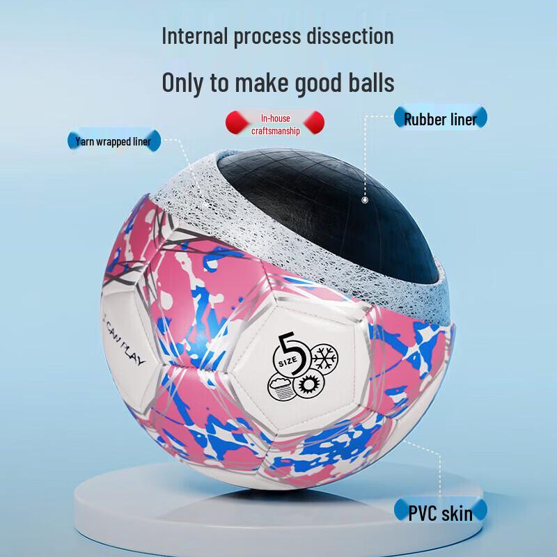 PEAK Size 5 PVC Machine-Stitched Football