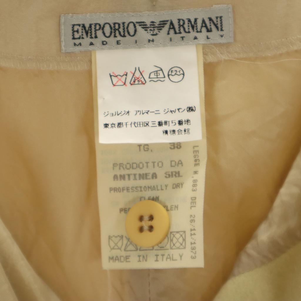 Emporio Armani 90s Made in Italy Wool Blend Old Midi length Wrap skirt 38 Women Used