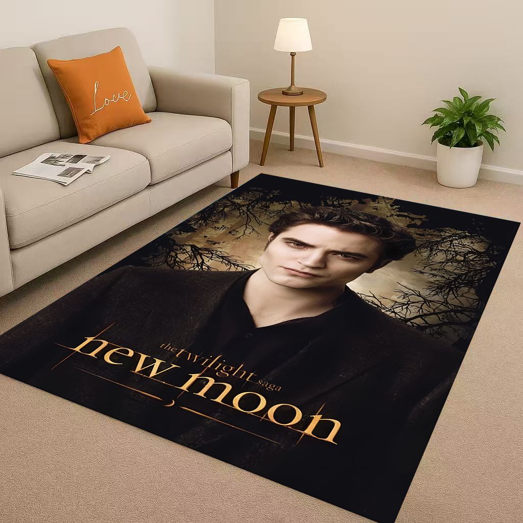 New Twilight Saga Bella Edward Vampire Movie Living Room Non-Slip Area Rug Carpet for Bedroom Playroom Sofa,Home Decor Doormat