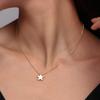 Unique Star Shaped Necklace Hip Hop Eye-catching Pentagrams Sweater Chain Summer Grunge Star Necklace Y2K Jewelry