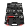 24PCS Brake Piston Wind Back Tool Kit 45 Steel 118psi High Efficiency Universal Fit for Cars