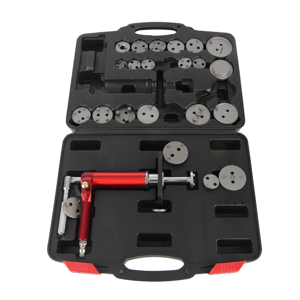 24PCS Brake Piston Wind Back Tool Kit 45 Steel 118psi High Efficiency Universal Fit for Cars