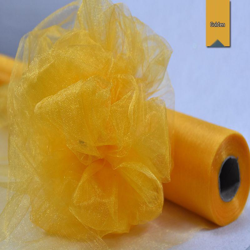 Wedding Stair Railing Gauze Drapes and Floral Decorations Set