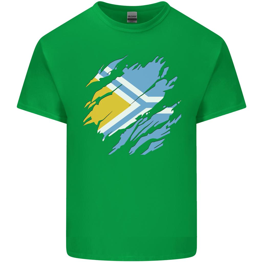 Torn Flag Tuva Unisexs Light Cotton TShirt