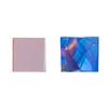 Iridescent Acrylic Squares 0.8'' x 0.8''/1.2" x 1.2" Mini Rainbow Holographic Acrylic Sheets Set Double-Sided Holo Tiles for DIY Crafts Light Shadow