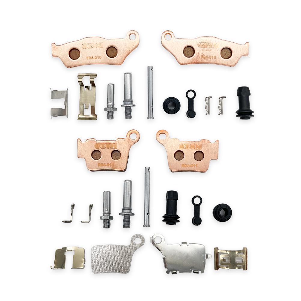 Motorcycle For Brembo KTM HUSQVARNA GASGAS Front Rear Brake Caliper Pad Spring Heat Insulation Sheet Repair Kit SXF XCF FC FE TE