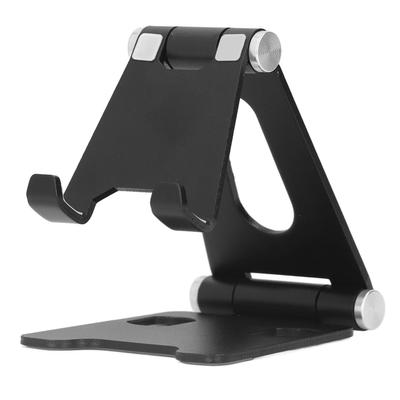 Mobile Phone Bracket Metal Portable Foldable 360 Degree Rotation Desktop Tablet Stand for Everyday Use