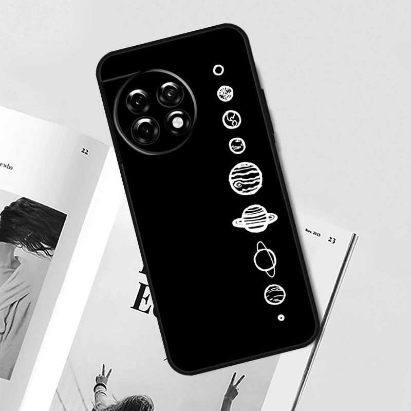 Outer Space Planet Stars Moon Case For OnePlus Nord 5 CE 2 3 4 Lite N20 N30 OnePlus 13T 13R 12R 9 10 Pro 11 12 13 15 Cover