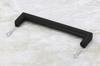 Furniture handle for cabinets, black matte, square, 103 cm