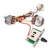 Set of Electric Guitar Wiring Kit 3 Way Toggle Switch with Volume Tone Jack