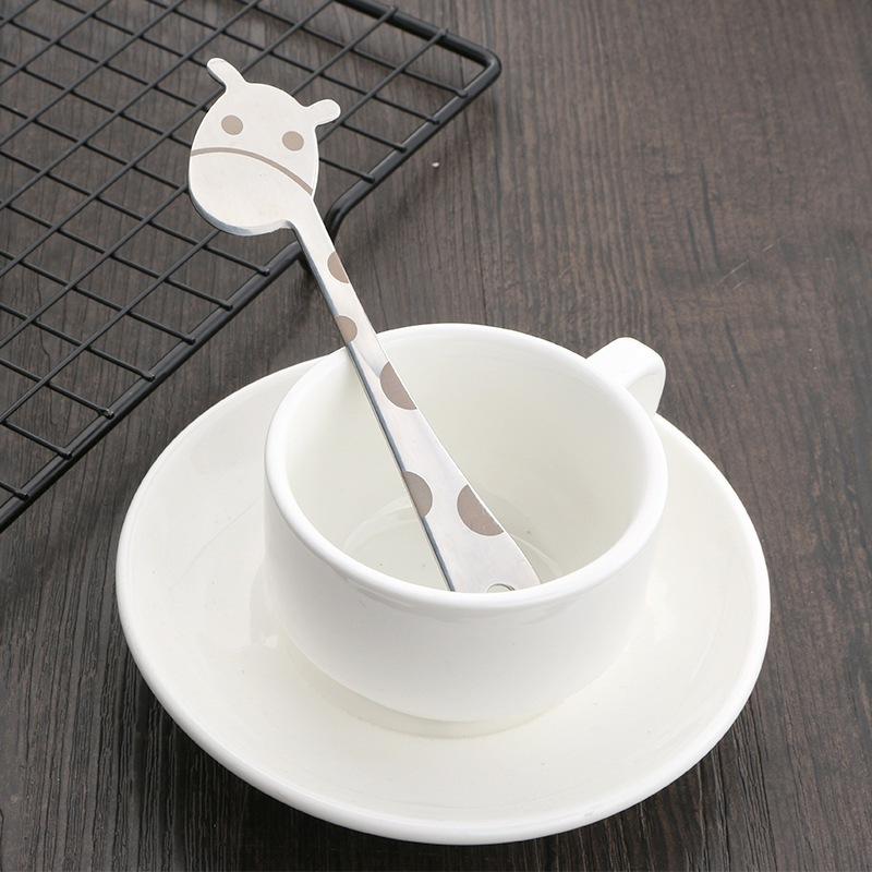 

Фруктовая вилка из нержавеющей стали 304 Творческая детская вилка с изображением лунного пирога, вилка с двумя зубцами, милый вестерн-знак фруктов, длинная фруктовая вилка Coli