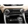 Carbon Fiber Steel - GL For Toyota RAV4 Central Seat Heating Button Trim
