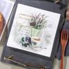 20pcs 33x33cm Flower Coffee Cup Printed Disposable Napkins Festive Party Paper Tissue Decoration