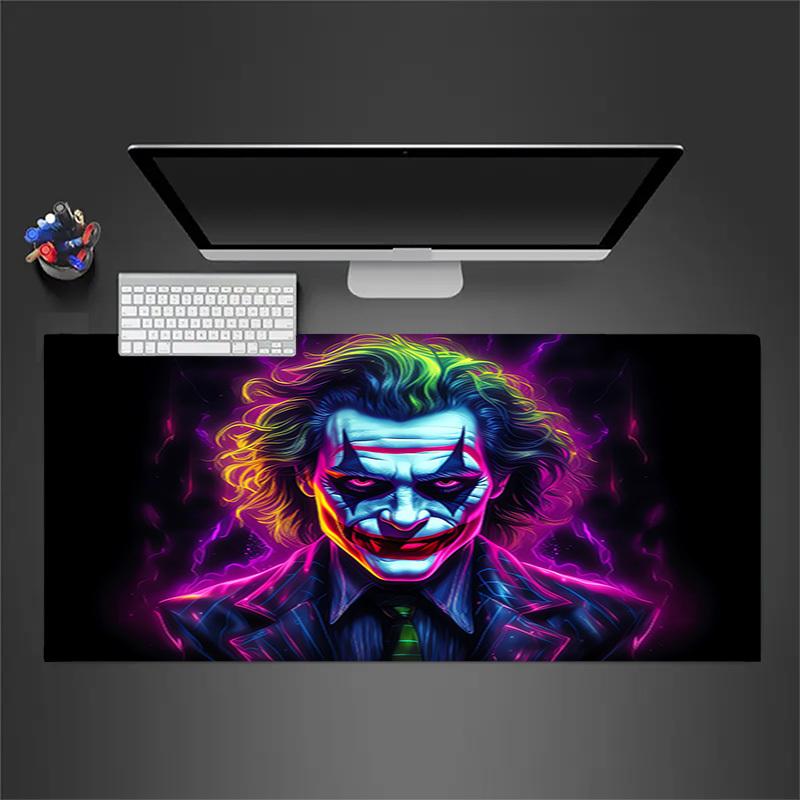 1pz Tappetino per Computer con Opera d'Arte Neon Joker con Stampa Vivace, Tappetini Mouse per Scrivania 209