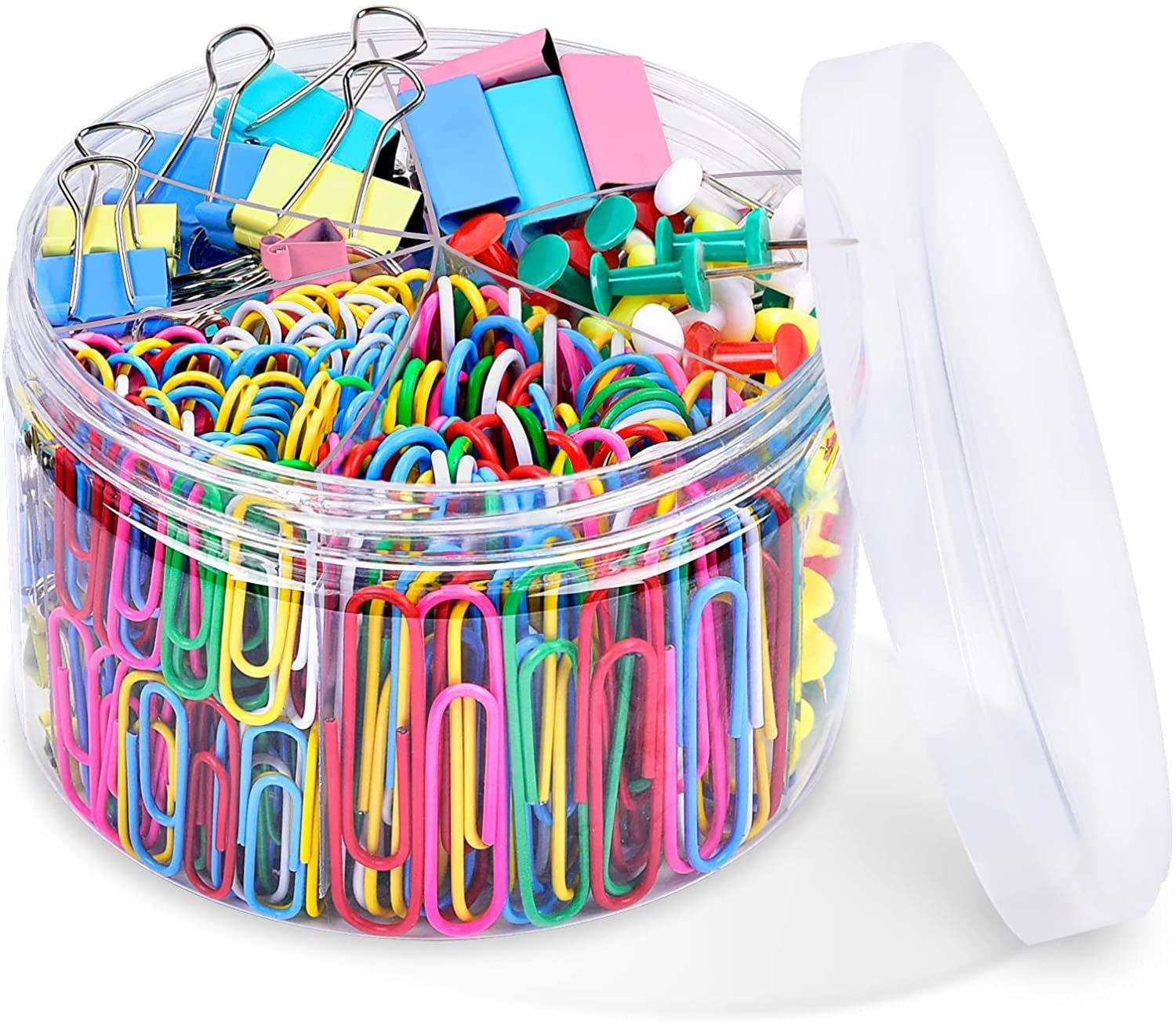 Colorful Long Tail Metal Ticket Holder Binder Clips Black Swallowtail Office Stationery Combination Black