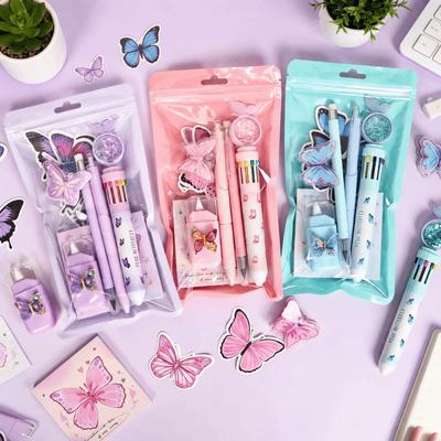 7-in-1 Stationery Kit Complete Stationery Gel Pen Practical Stationery Set  Back To School