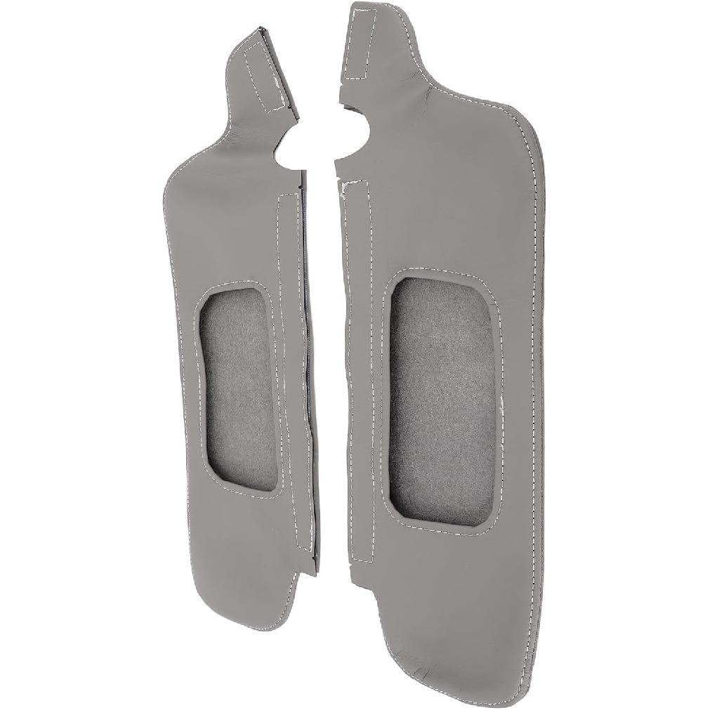 Car Sun Visor Cover, 2Pcs PU Leather Sun Visor Protector Scratch Cover for 1994-2004 with Stylish Look, Easy Installation, and Luxury Sporty Style