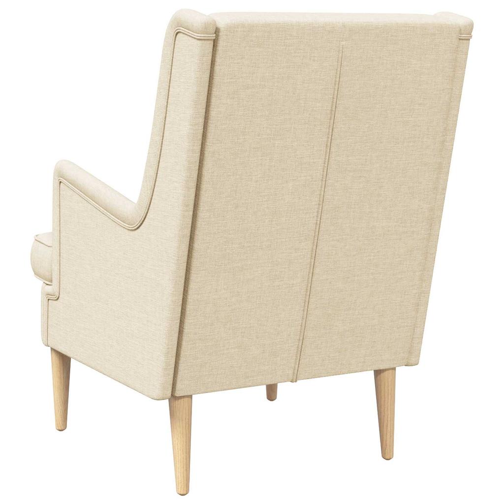 Cream Fabric Armchair