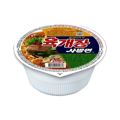Nongshim Yukejang Schüssel Nudelsuppe Scharf & Würzig 86g (2 Optionen)