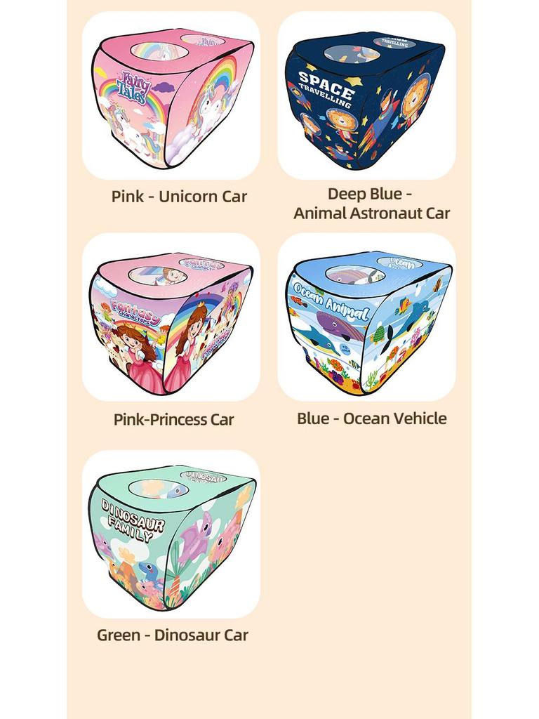Free Shipping: Foldable Kids' Car Tent and Ball Pool for Indoor Play