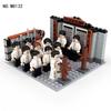 MOC Chinese Kung Fu IP Man Wing Chun Scene Building Blocks Children's Building Blocks Toy