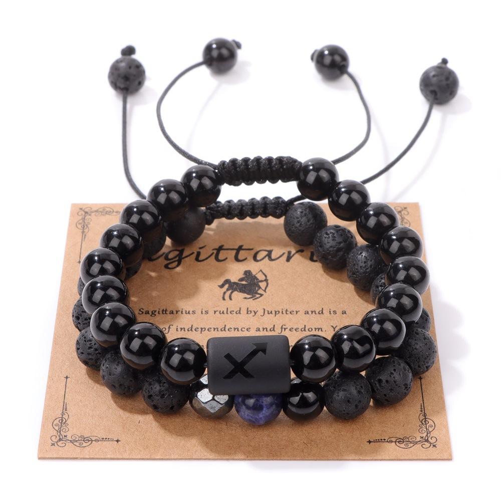 JYL TS Bracelet Men's Zodiac  Set Aligns Cosmic Energies For Favorable Outcomes