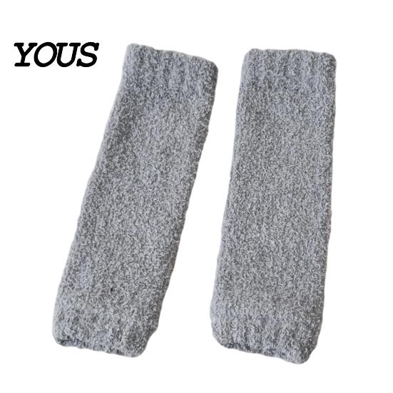 Comfortable Fuzzy Boot Liners Thickened Thermal Knee Sleeve for Women, Winter Warm Coral Fleece Leg Warmers, Breathable Stockings Pads Skiing Cycling