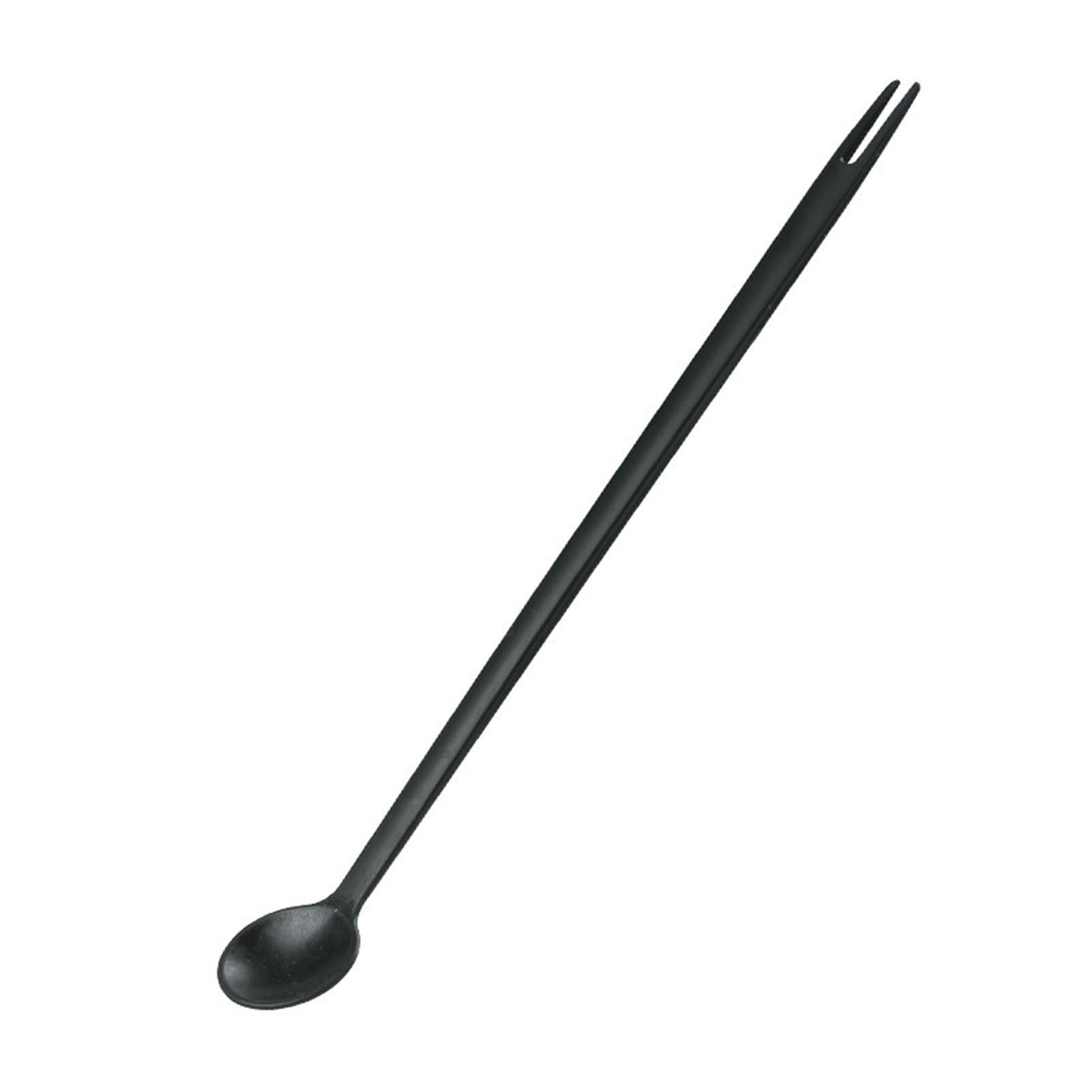 

Multi-Functional Kitchen Cooking Spoon and Fork Double-Ended Utensil for Stirring Serving and Mixing Durable Design One Size чорний