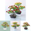 Rich Fruit Artificial Potted Plant With Plastic Construction For Tabletop Decor And Gift